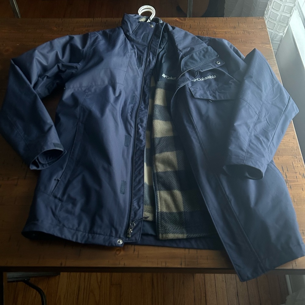 Bugaboo jacket.  Very warm with vest and breathable without.